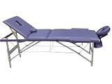 ALUMINIUM 3 ZONEN MOBILE MASSAGELIEGE MASSAGETISCH WOW