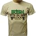 Irish, Its In My Blood..Alcohol Level T-shirt, Ireland T-shirts, Irish T-shirts