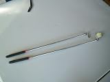 2 Pc Inspection Mirror And Magnetic Pick Up Tool Set