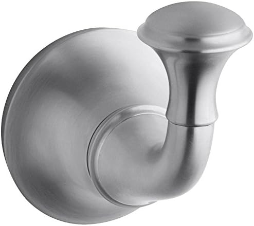 Forte Traditional Single Robe Hook in Brushed Chrome