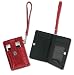 Faux Croc Cell Phone Holder and Wallet - Red