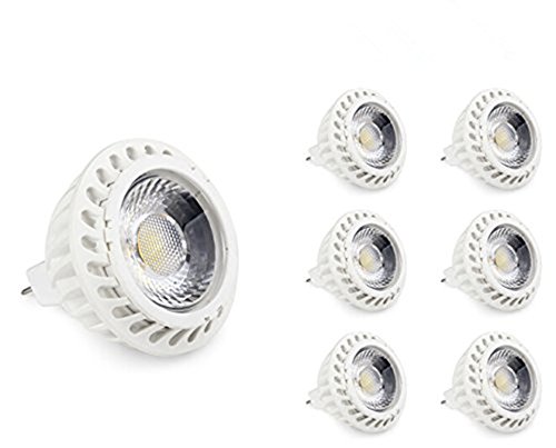 How Nice MR16 LED Bulbs, Warm White, 50w Equivalent,Standard Size, Recessed Lighting, MR16 LED, LED Spotlight, 360LM, 45¡ã-Pack of 6