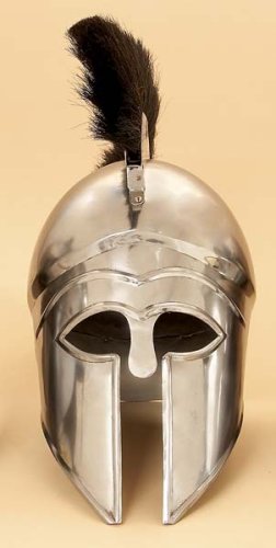 Medieval Helmet THE GREEK CORINTHIAN with BLACK PLUME Knight Armor