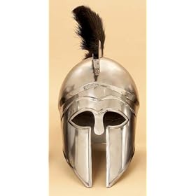 Medieval Helmet "THE GREEK CORINTHIAN with BLACK PLUME" Knight Armor