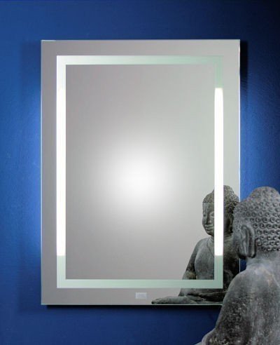 Badspiegel NERO CIRCOLARE 120x70cm