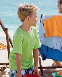 Cover image : Gildan 5.3 oz Heavy Cotton Youth T-shirt by Gildan (Style# 5000B)