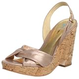 daniblack Womens View Slingback Wedge Sandal