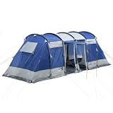 Skandika Zelt Montana 6, blau, 650 x 240 cm