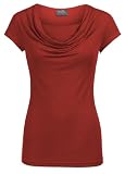Cowl Neck Maternity and Nursing Essential Short Sleeves Top