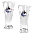 Calgary Flames NHL 2pc 16oz Pilsner Glass Set - Primary Logo by Great American Products