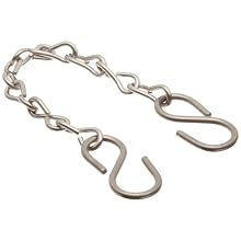 Dixon CH-SS-6 Stainless Steel Cam and Groove Hose Fitting, Jack Chain with S-Hook, 6" Length
