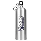 MLB Colorado Rockies 34oz Silver Aluminum Water Bottle