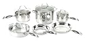 Sabatier Signature Stainless Steel 10-Piece Cookware Set