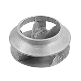 uxcell ポンプインペラ　鋳物　アルミニウム　 9 x 4.8cm　シルバートーン　ウォーターポンプ