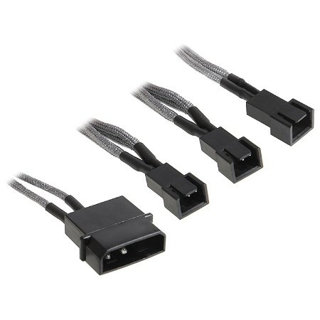 BitFenix Adapter (Molex zu 3x 3-Polig) 5V, 20 cm silber/schwarz Preisvergleich