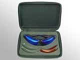 mecara Fusion Sportbrillen-Set (2008) Sonnenbrille mit 2 Wechselgl�ser, und Aufbewahrungsbox! Modell HS4 - 
