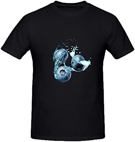 Round Neck Funny Blueberry Blast Eliquid Short Tee