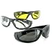 SPORTSTER Safety Goggles with Bifocal Reading and Sun Reading Lens Fit under a Helmet - Read while you work or play in the sun! Image