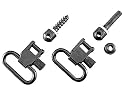 Uncle Mikes 1" Black Quick Detach Sling Swivels For Bolt Action Rifles Md: 13112