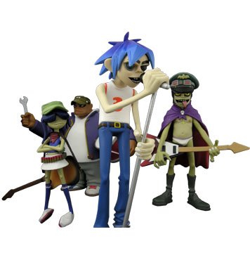 Complete Set Gorillaz CMYK Limited Edition Vinyl