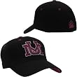 Top Of The World New Mexico Lobos Black 1-Fit Stretch Cap 7 1/4