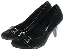 Couture Discount Distressed Pumps, Schwarz, (P62)