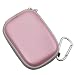 GTMax Premium Digital Camera Zipper Eva Pouch Carrying Case - Pink for Samsung ST72, ST200, DV300F, ST76, ST66, MV900, MV800, ES80, WB30F, WB210, ST700, ST95, SH100, PL120, PL210, PL100, PL170, ST90, ST65, PL20, PL90, PL200, ST600, ST100, TL350, SL605, CL80, SL630, TL110, TL105, TL240, DualView TL210