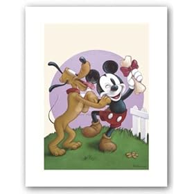 Playful Pluto by Peter Emmerich 11.25"x8" Art Print Poster