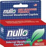 Nullo Deodorant Tablets, 135