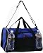 Sports Gym Duffel Bag Large Zipper Opening, Royal Blue