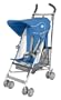 Maclaren Volo Lightweight Stroller, Deep Water with Deep Water Hood