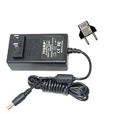 HQRP AC Adapter Charger for Black & Decker VEC012 TYPE 1, VEC012AP TYPE 1, VEC012APC TYPE 1, VEC012APM TYPE 1, VEC012B TYPE 1, Power Supply Cord + Euro Plug Adapter