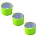 Cosmos® 3PCS of Reflective Snap Pop Band Bracelets Pant Cuff Strap for Cycling / Bike / Running / Walking (Neon Yellow)