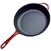 Enameled Cast Iron Fry Pan, Metallic Red (10 inch) - Utopia Kitchen