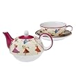Yedi Houseware Classic Coffee and Tea Dancing Fairies Tea For One