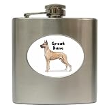 Great Dane Hip Flask (6 oz)