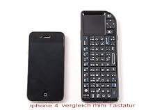 Rii Mini Funk Wireless Keyboard PC Tastatur mit Maus Touchpad 2.4 GHz Deutsche Tastatur (Deutsches Tastaturlayout) auch geeignet f&uuml;r Win7 Vista Linux