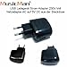 MusicMan USB Ladeger�t/Netzadapter/ Strom Adapter 230V Schwarz - Original MusicMan Zubeh�r