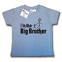 Dirty Fingers  I'm the Big Brother  Baby & Toddler T-shirt 24-36 months, Blue