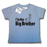 Dirty Fingers  I'm the Big Brother  Baby & Toddler T-shirt 24-36 months, Blue