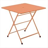 Oasi 328 Cassis Square Folding Dining Table with Umbrella Hole