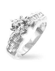 CZ Step Anniversary Ring