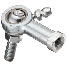 RBC Heim Bearings HF4GY 0.2500" Bore, .2500-28 Threads Female Rod End Bearing, 4 Piece Metal-To-Metal Grease Fitting And Stud Included
