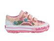 Lelli Kelly Glitter Sparkle Girl's Velcro Tennis Shoes Pink