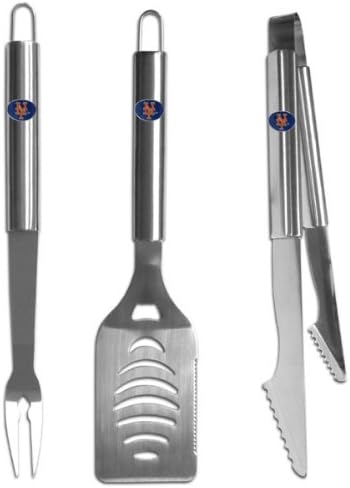 New York Mets Grilling BBQ 3 Piece Utensil Set