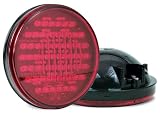 RoadPro RP-5570R40L/2 LED 4" Sealed Light with 3-Prong Connector - 2 Pack