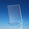 VITAdisplays� Acryl Werbeaufsteller / Preishalter / Fotoaufsteller / L-St�nder, 4�6cm, Transparent