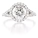 Diamond Platinum Engagement Ring Mounting