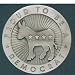Democratic Party Pewter Fan Pull with 6