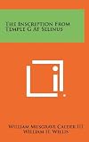 The Inscription From Temple G At Selinus